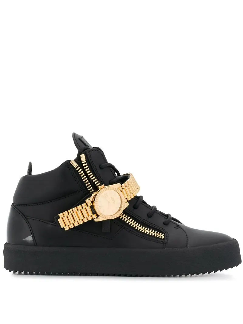 Giuseppe Zanotti Gzxcowan höga sneakers - Svart