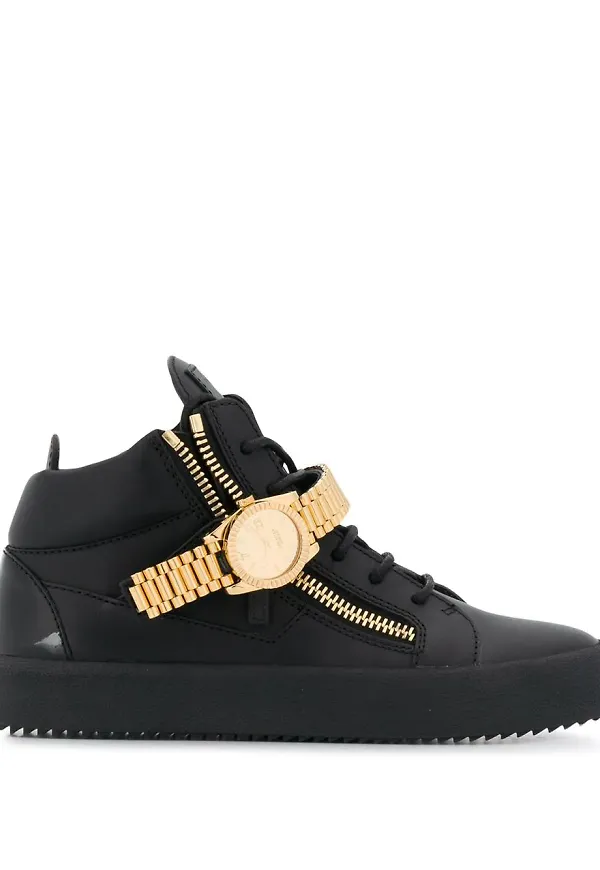 Giuseppe Zanotti Gzxcowan höga sneakers - Svart