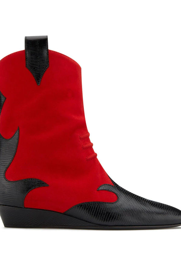 Giuseppe Zanotti Hadley stövlar - Röd