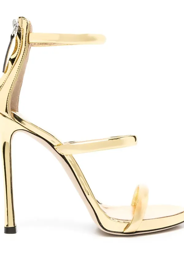 Giuseppe Zanotti Harmony 120 mm sandaler - Guldfärgad