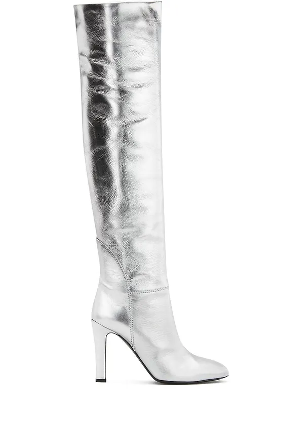 Giuseppe Zanotti Hattie knähöga stövlar - Grå
