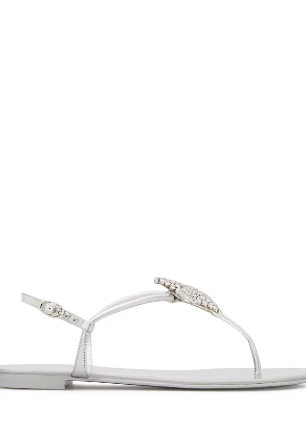 Giuseppe Zanotti Hollie Star sandaler - Silverfärgad
