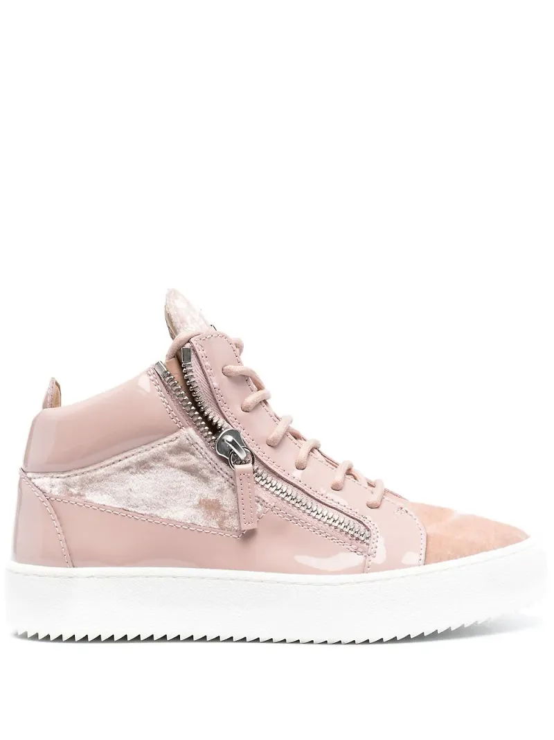 Giuseppe Zanotti höga sneakers - Rosa