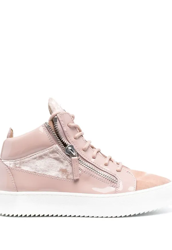 Giuseppe Zanotti höga sneakers - Rosa
