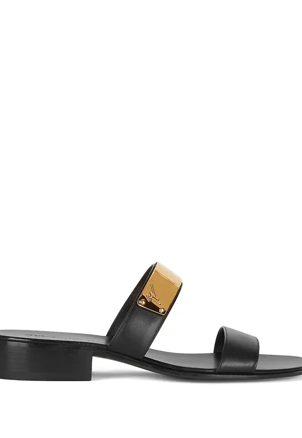 Giuseppe Zanotti Ignazio lädersandaler - Svart