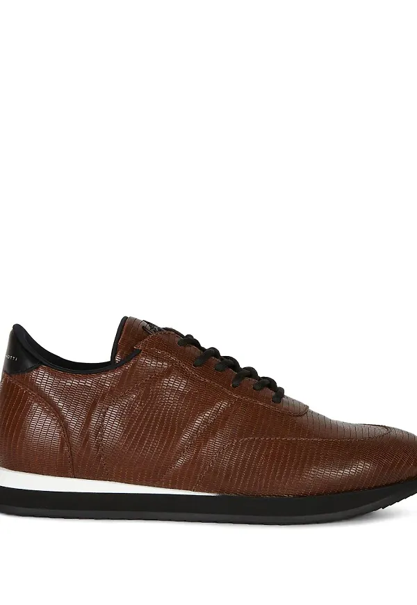 Giuseppe Zanotti Jimi låga löparsneakers - Brun