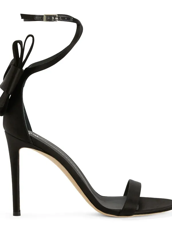 Giuseppe Zanotti Jodene sandaler med rosett - Svart