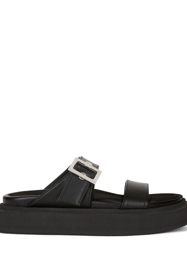 Giuseppe Zanotti Jolanda lädertofflor - Svart