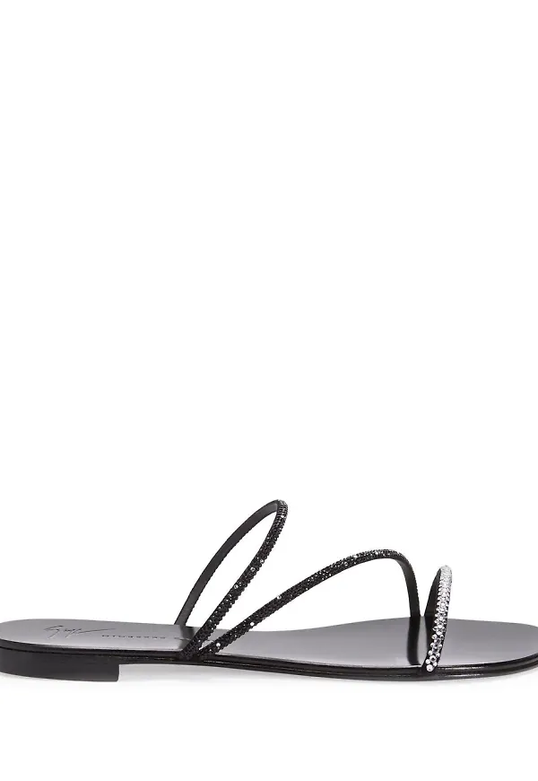 Giuseppe Zanotti Julianne sandaler med strass - Svart