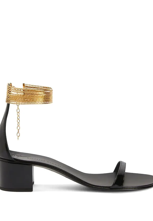 Giuseppe Zanotti Kay lädersandaler - BLACK