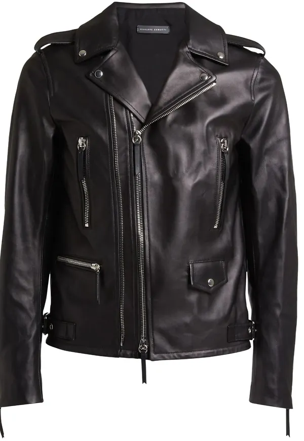 Giuseppe Zanotti Kian skinnjacka - Svart