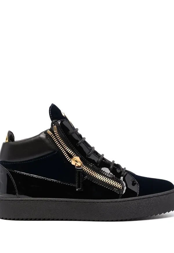 Giuseppe Zanotti Kriss höga sneakers - Blå