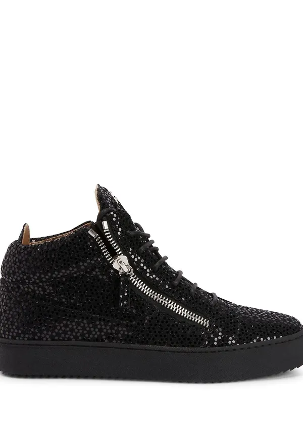 Giuseppe Zanotti Kriss höga sneakers - Svart