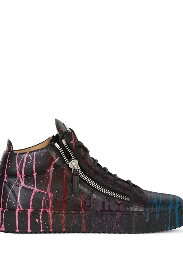 Giuseppe Zanotti Kriss höga sneakers - Svart