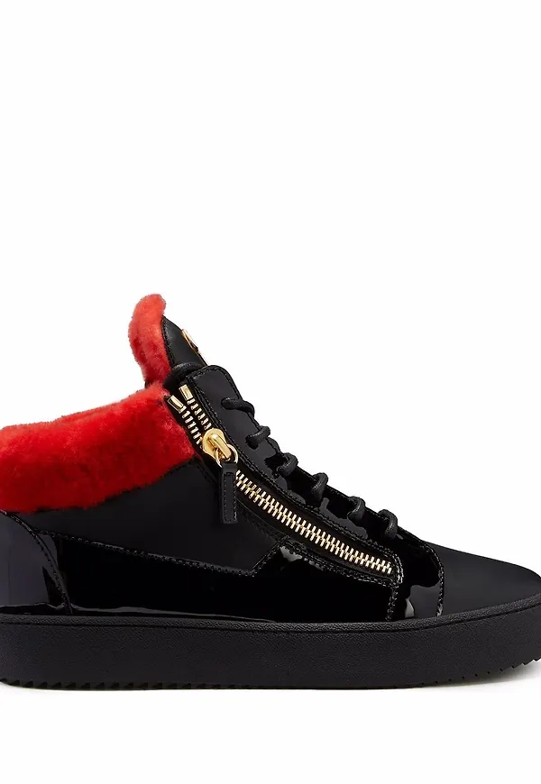 Giuseppe Zanotti Kriss lädersneakers - Svart