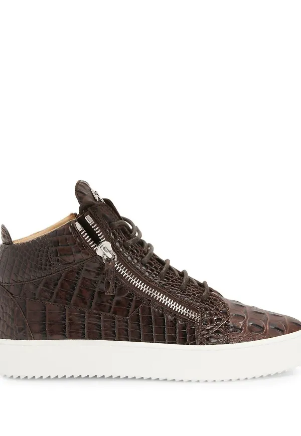 Giuseppe Zanotti Kriss låga sneakers - Brun