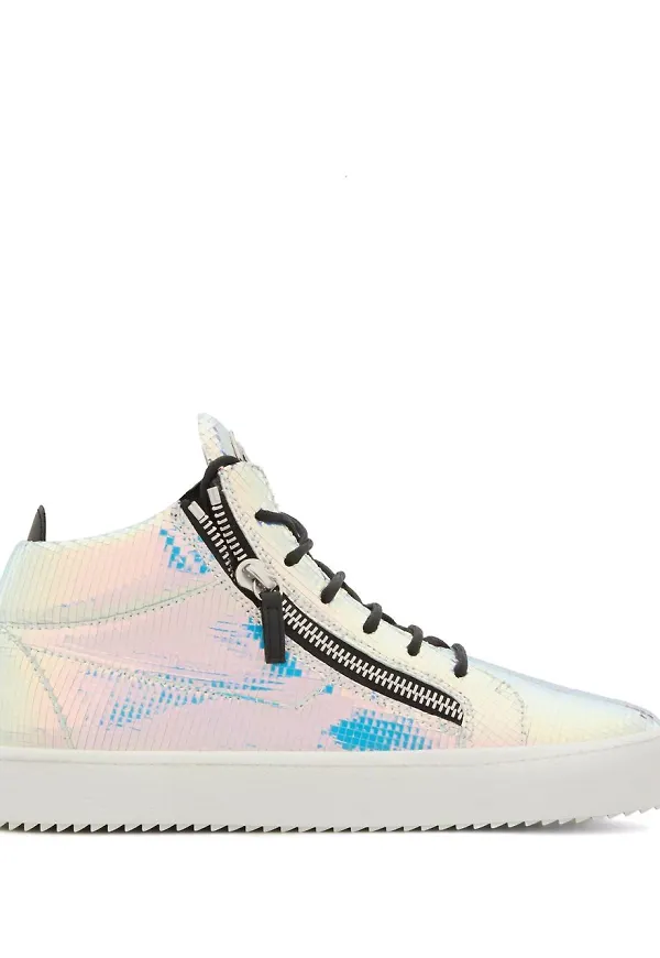 Giuseppe Zanotti Kriss skimrande sneakers - Blå
