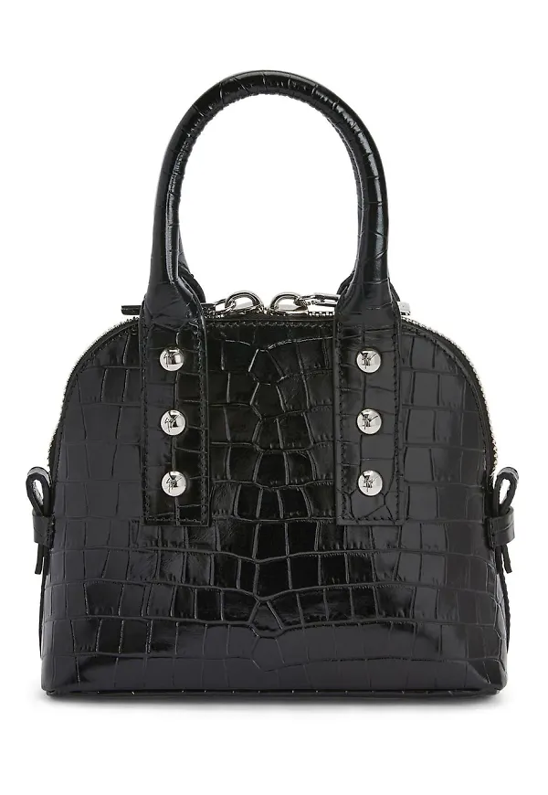 Giuseppe Zanotti krokodilmönstrad totebag - Svart