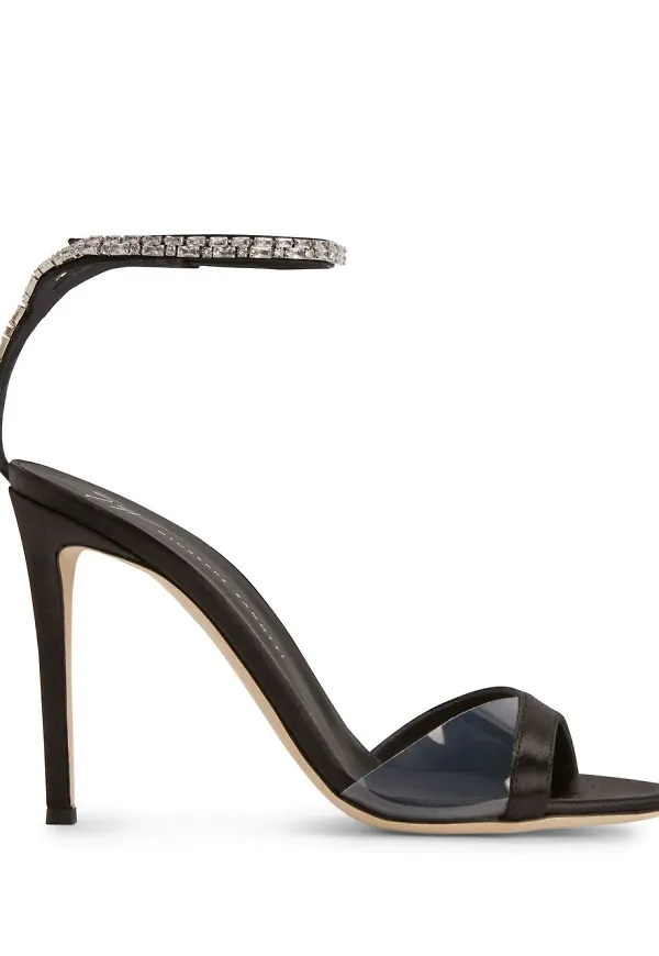 Giuseppe Zanotti Leeah sandaler med strass - Svart