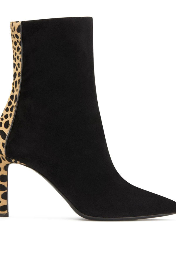 Giuseppe Zanotti leopardmönstrade stövlar - Svart
