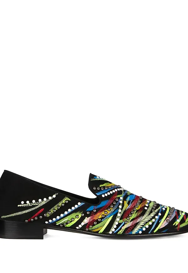 Giuseppe Zanotti Lewis Paint loafers - Svart