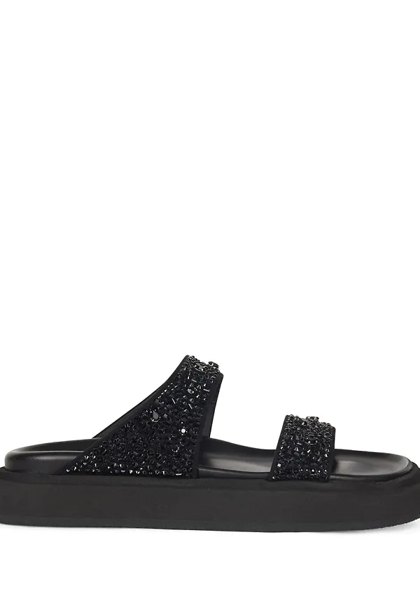 Giuseppe Zanotti Livio gummisandaler - Svart