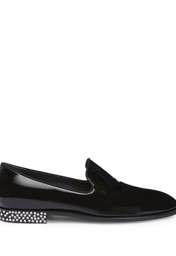 Giuseppe Zanotti loafers med strass - Svart