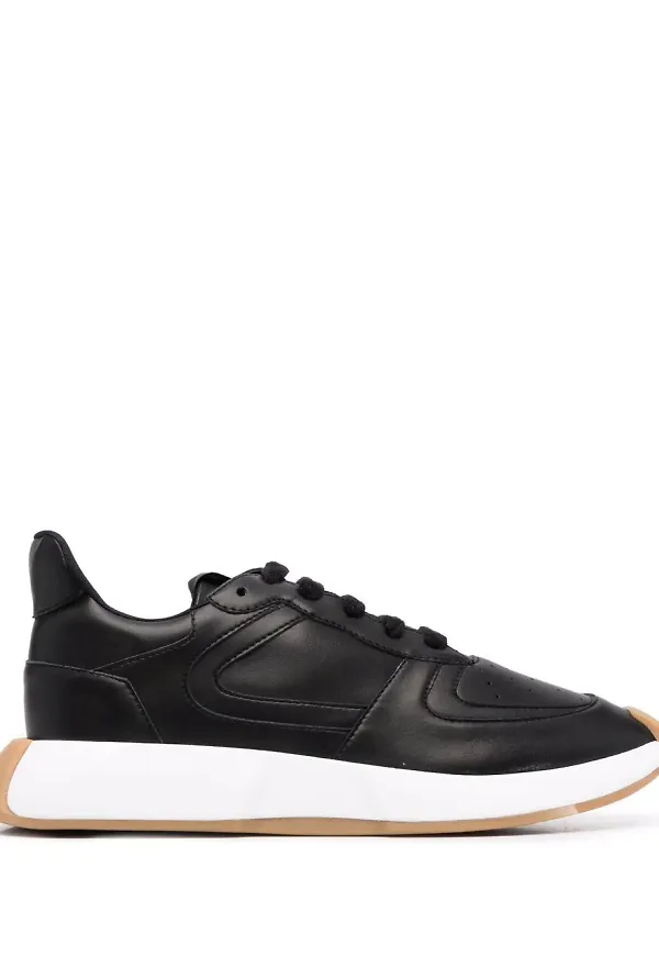 Giuseppe Zanotti låga grova sneakers - Svart