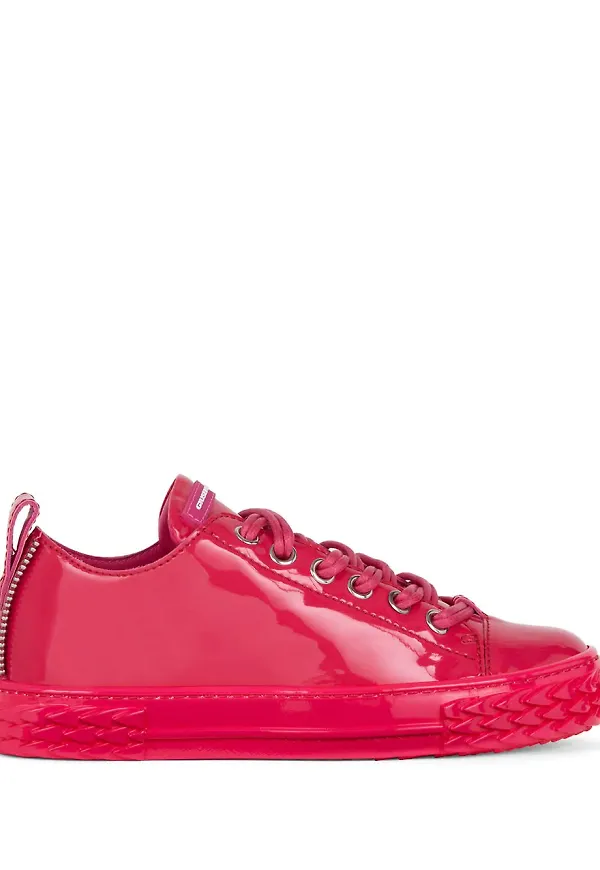 Giuseppe Zanotti låga lädersneakers - Rosa