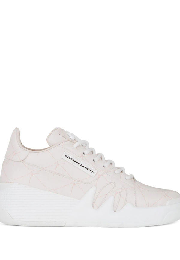 Giuseppe Zanotti låga sneakers med grov sula - Rosa