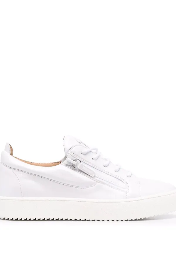 Giuseppe Zanotti låga träningsskor - Vit