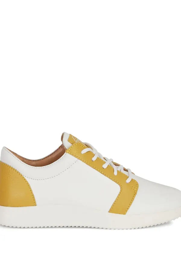 Giuseppe Zanotti låga tvåfärgade sneakers - Vit