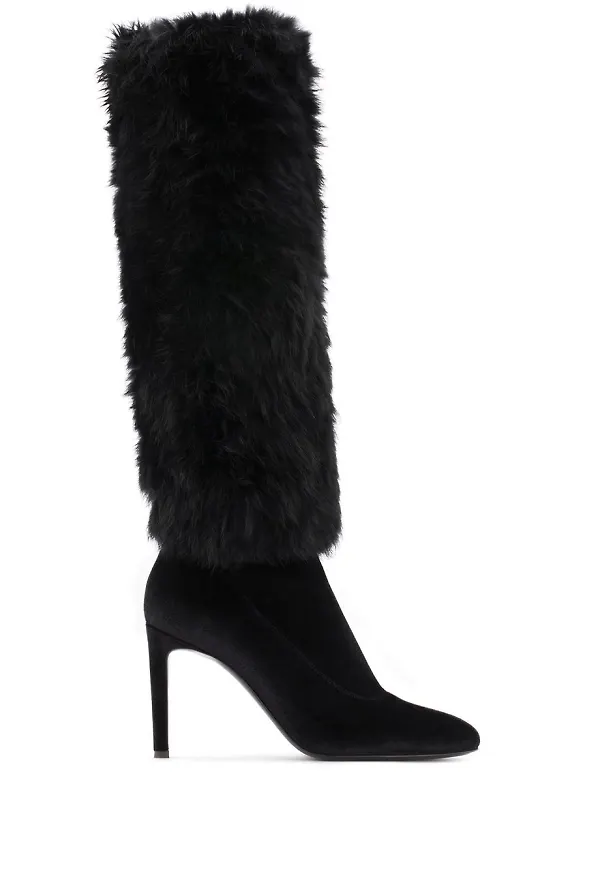 Giuseppe Zanotti Mandy knähöga stövlar - Svart