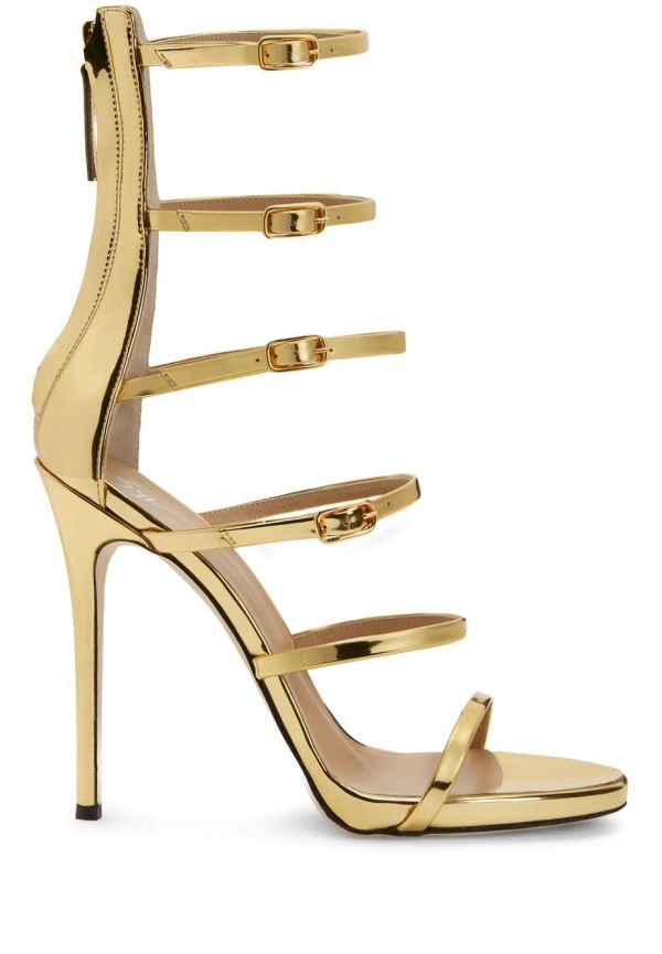 Giuseppe Zanotti Margaret remsandaler - Guldfärgad