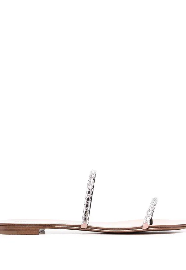 Giuseppe Zanotti Mauritia strassprydda sandaler - Rosa