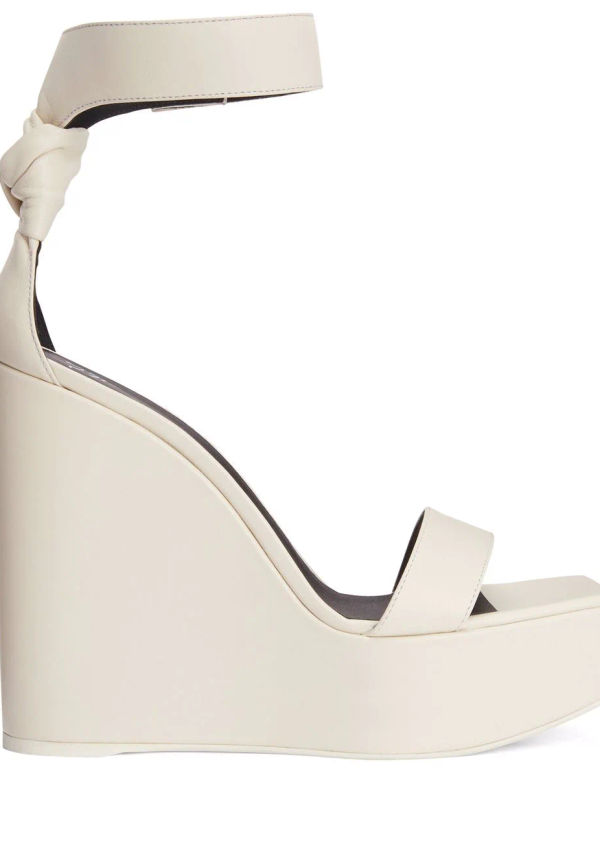 Giuseppe Zanotti Meissa sandaler med knutdetalj - Vit