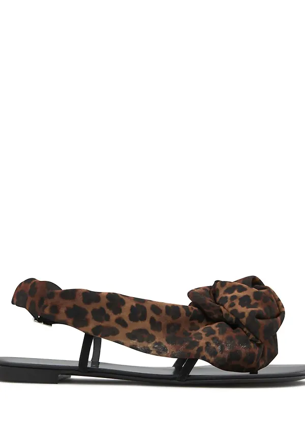 Giuseppe Zanotti Milonga leopardmönstrade sandaler - Svart