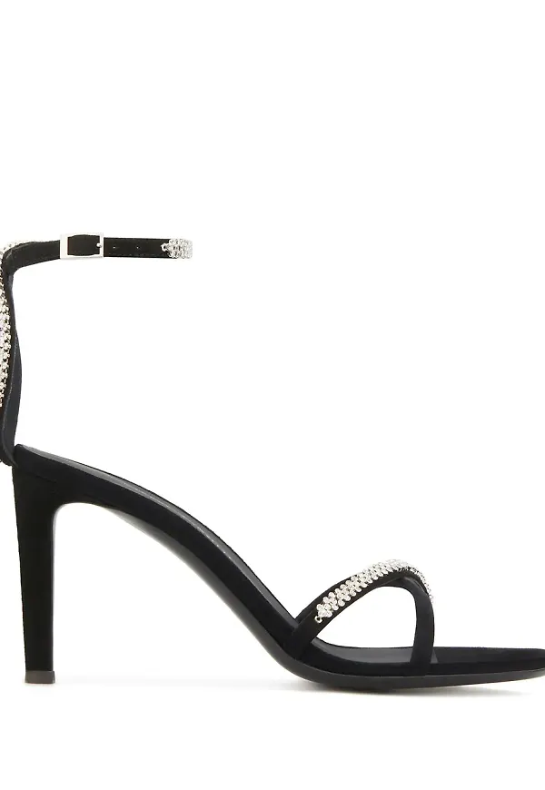 Giuseppe Zanotti Miria remsandaler - Svart