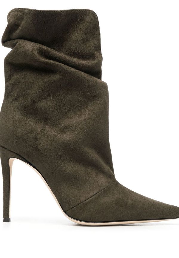 Giuseppe Zanotti mockastövlar med spetsig tå - Grön