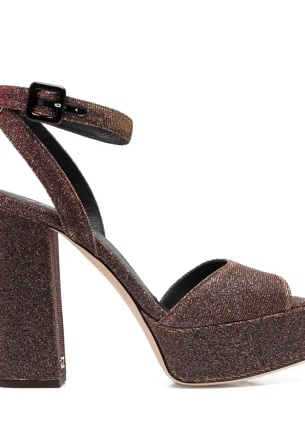 Giuseppe Zanotti New Betty platåsandaler - Röd