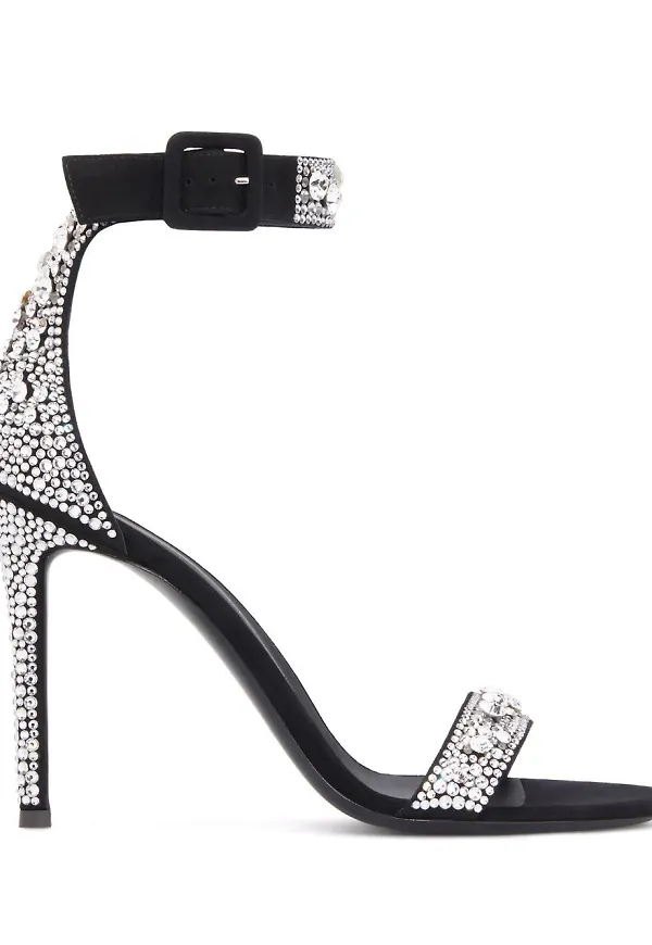 Giuseppe Zanotti Neyla Crystal sandaler - Svart