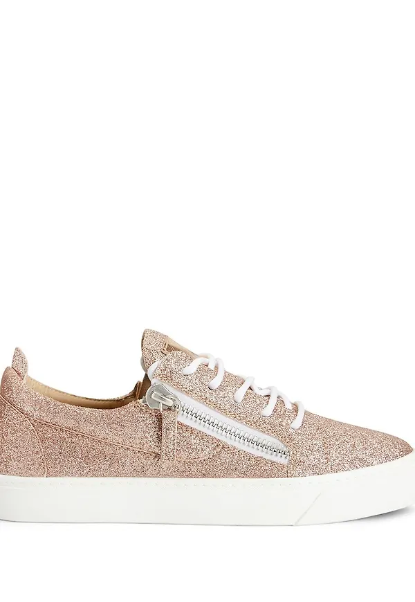 Giuseppe Zanotti Nicki glittriga sneakers - Rosa