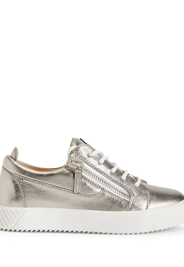 Giuseppe Zanotti Nicki låga sneakers - Metallic
