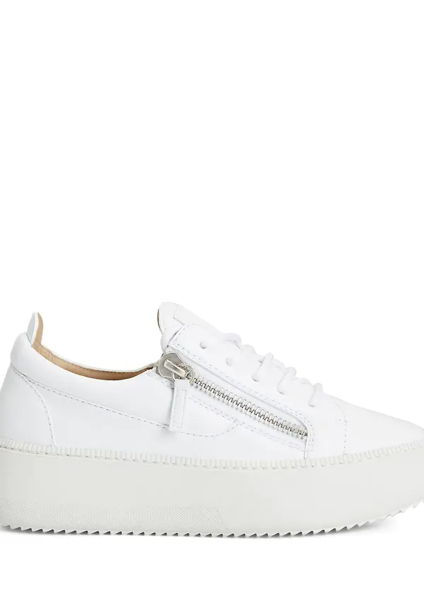 Giuseppe Zanotti Nicki låga sneakers - Vit