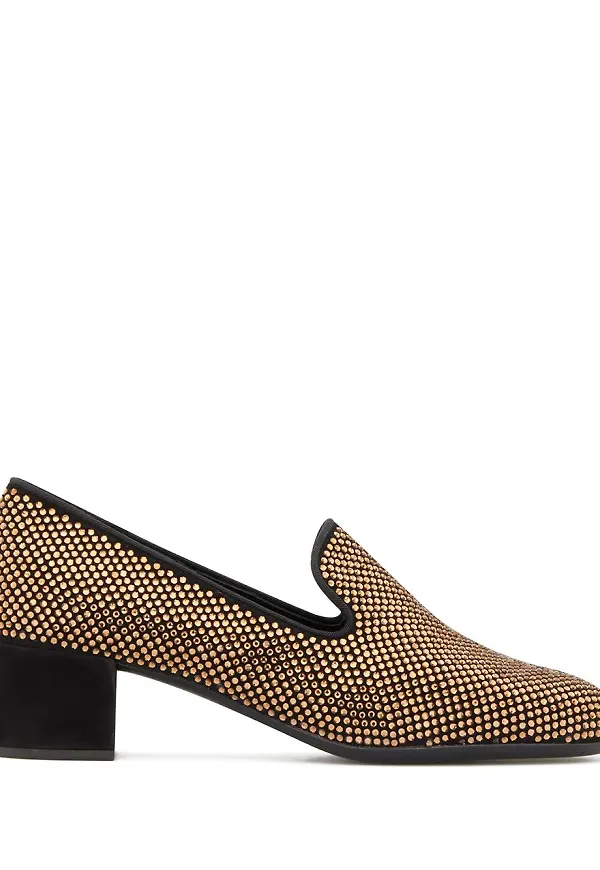 Giuseppe Zanotti Oxford-skor med strass - Svart