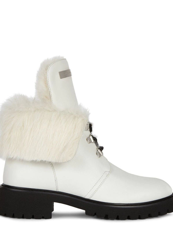 Giuseppe Zanotti Phillis stövlar med snörning - Vit
