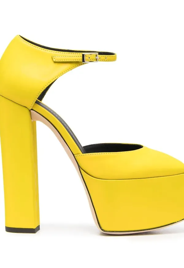 Giuseppe Zanotti platåpumps 120 mm - Gul