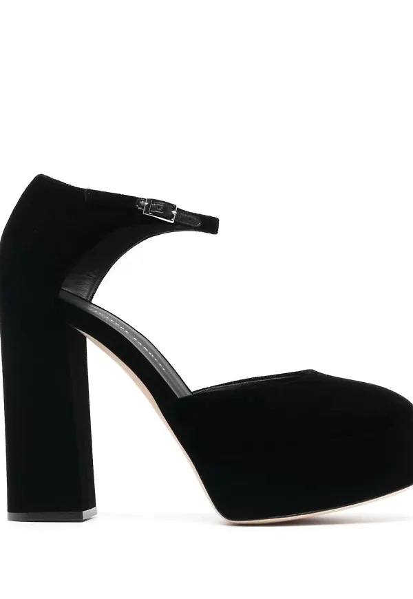 Giuseppe Zanotti platåpumps 120 mm - Svart
