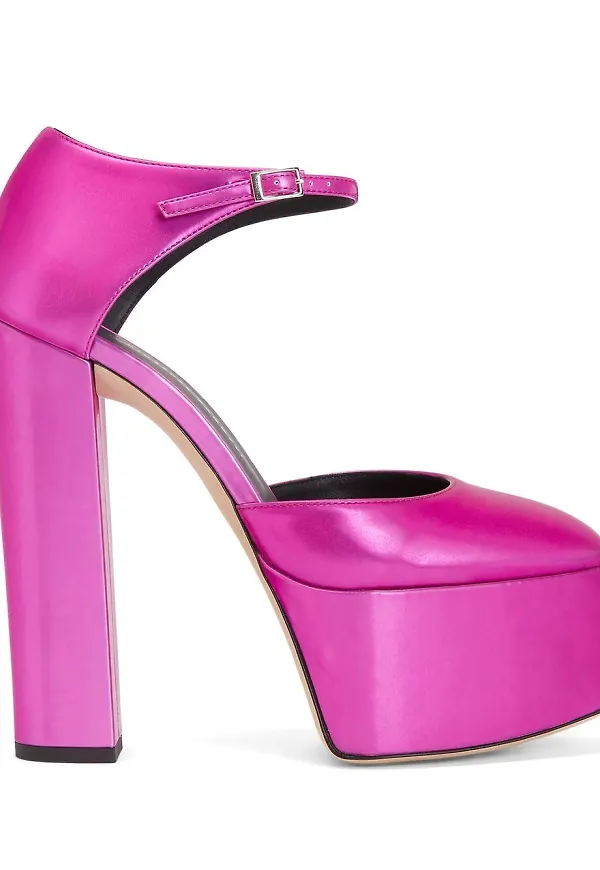 Giuseppe Zanotti pumps med blockklack - Rosa