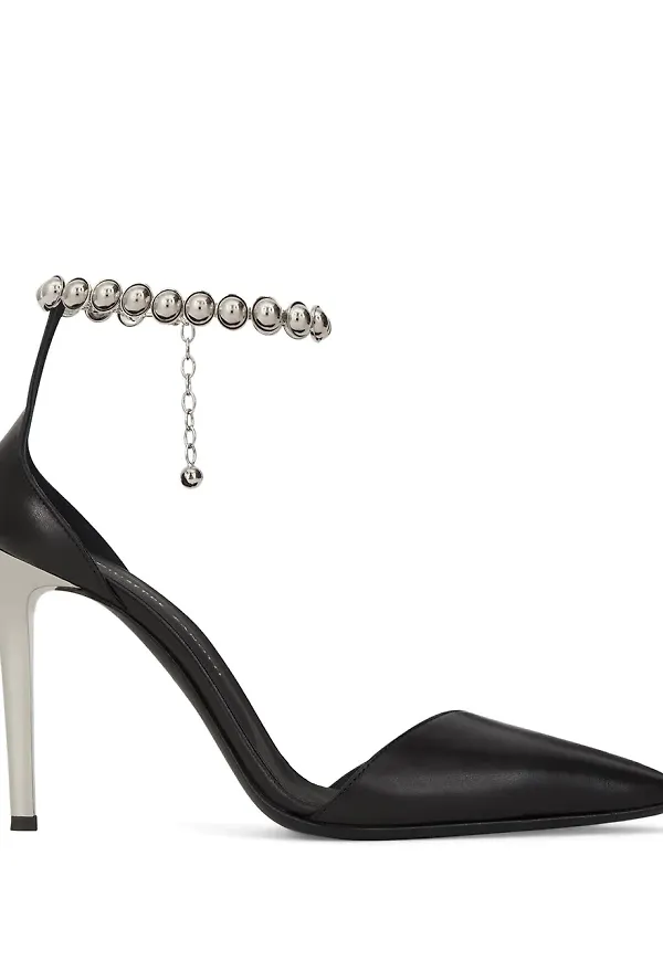 Giuseppe Zanotti pumps med kedja - Svart